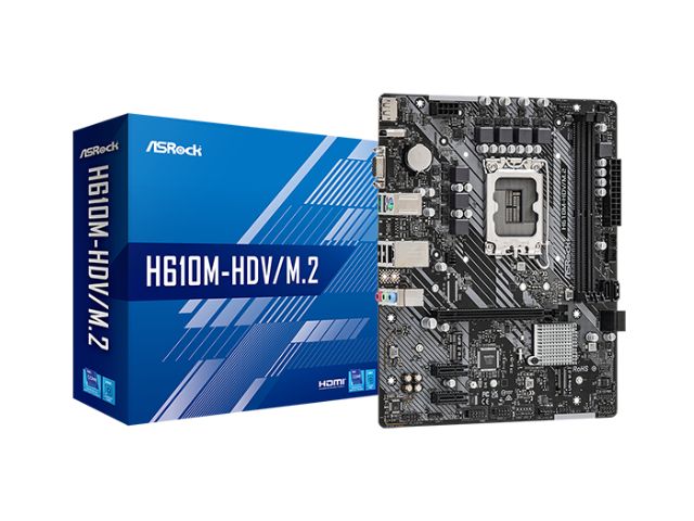 MOTHERBOARD ASROCK H610M-HDV/M.2 R2.0 LGA1700               