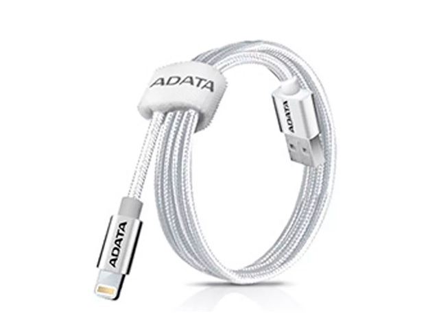 CABLE ADATA APPLE SYNC&CHARG LIGHTNING USB-A 2.0 100CM SILVE