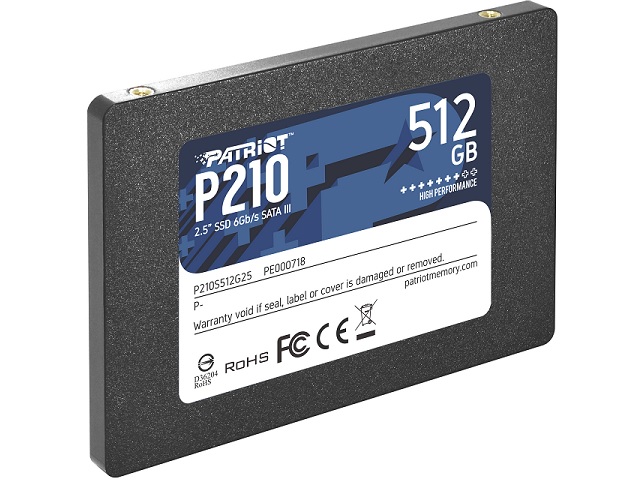 SSD SOLIDO PATRIOT 512GB P210 SATA3                         