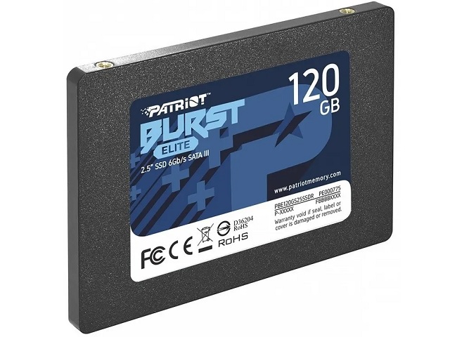 SSD SOLIDO PATRIOT 120GB BURST ELITE SATA3                  